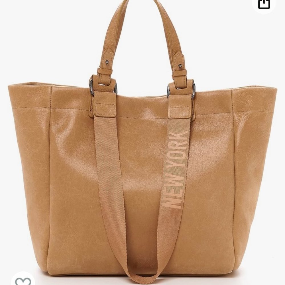 Botkier NY Bedford leather tote bag camel brown